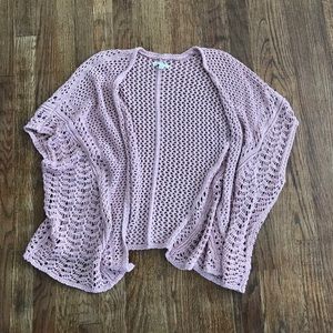 American Eagle Blush Open Cardigan
